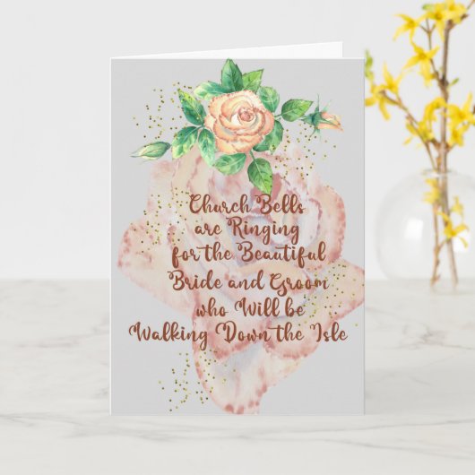 Kaart voor weddenschap met koper (Gele Bloem)