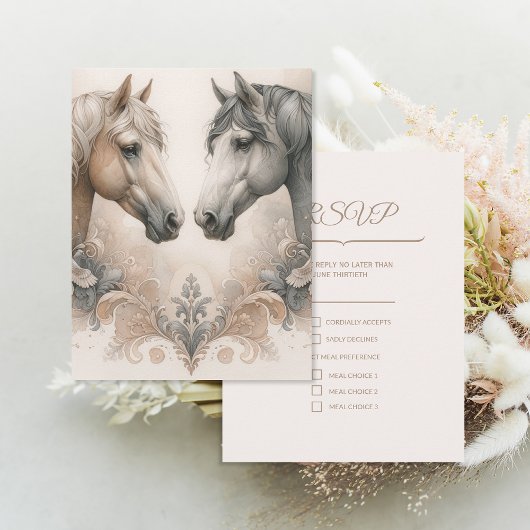 Kaart voor weddenschappen met RSVP-respons
