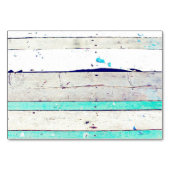 Kaart voor weddenschappen Rustic Wood Shabby Vinta (Achterkant)