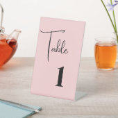 Kaart voor weduwentafel reclamebord met voetstuk (Insitu)