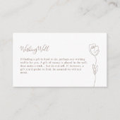 Kaart voor whimsical Line Roos Wishing Well Enclos (Voorkant)