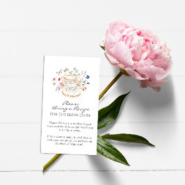 Kaart voor wilde bloemen