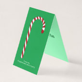 Kaart voor witte en zwarte kat en rendierkerst (Achterkant)