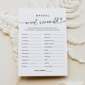 Kaart voor Woordopbreekbaar Vrijgezellenfeest