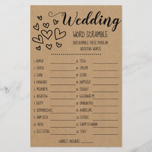 Kaart voor Word-breekbaar vrijgezellenfeest (Voorkant)