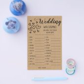 Kaart voor Word-breekbaar vrijgezellenfeest (Enkel)