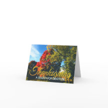 Kaart voor zakelijke Thanksgiving 17