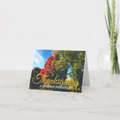 Kaart voor zakelijke Thanksgiving 17 (Voorkant)