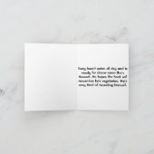 Kaart voor zeehondenverjaardag (Binnen)