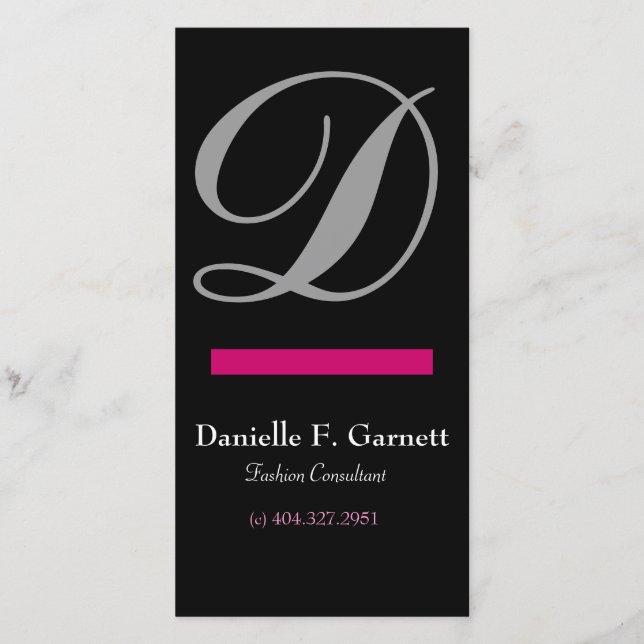 Kaart voor zelfpromotie (Voorkant)