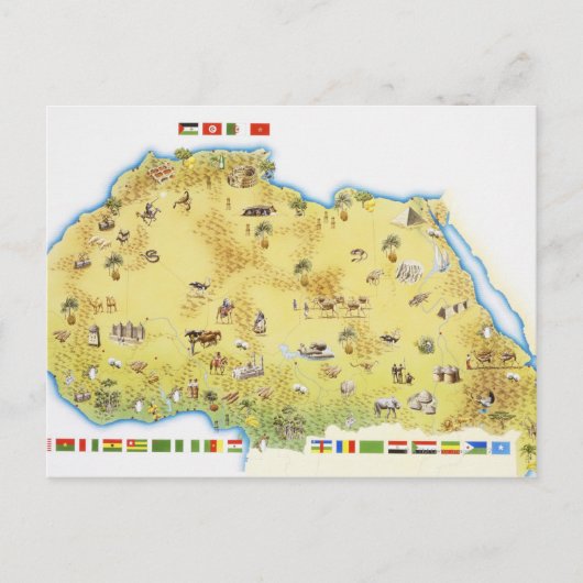 Kaart voor Zuid-Afrika 2 (Voorkant)