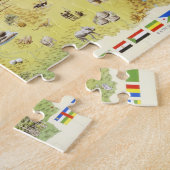 Kaart voor Zuid-Afrika 2 Legpuzzel (Zijkant)