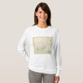 Kaart voor Zuid-Afrika T-shirt (Voorkant volledig)