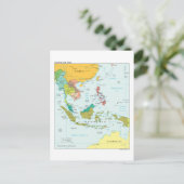 Kaart voor Zuidoost-Azië (Staand voorkant)