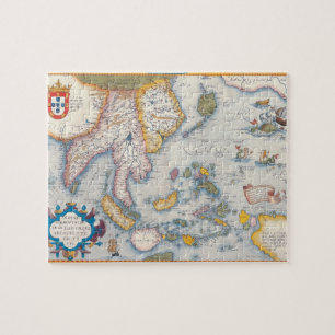 Kaart voor Zuidoost-Azië 2 Legpuzzel