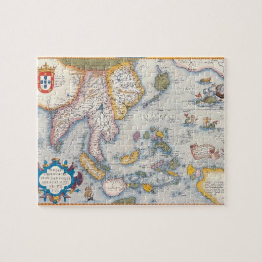 Kaart voor Zuidoost-Azië 2 Legpuzzel (Horizontaal)