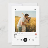 Kaart voor zwangerschapsaankondiging met foto van  (Voorkant)