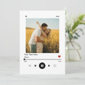 Kaart voor zwangerschapsaankondiging met foto van  (Staand voorkant)