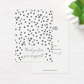 Kaart voor zwart-witjuwelen oormerken (Bureau)