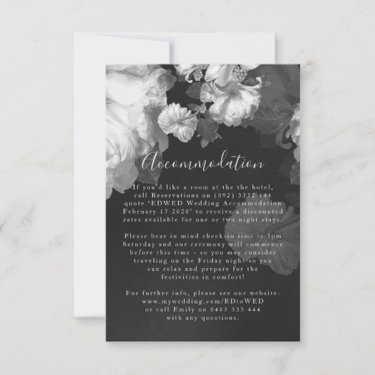 Kaart voor zwarte en witte Antiek  behuizing (Voorkant)