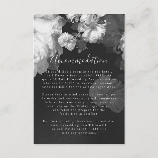 Kaart voor zwarte en witte Antiek  behuizing (Voorkant)