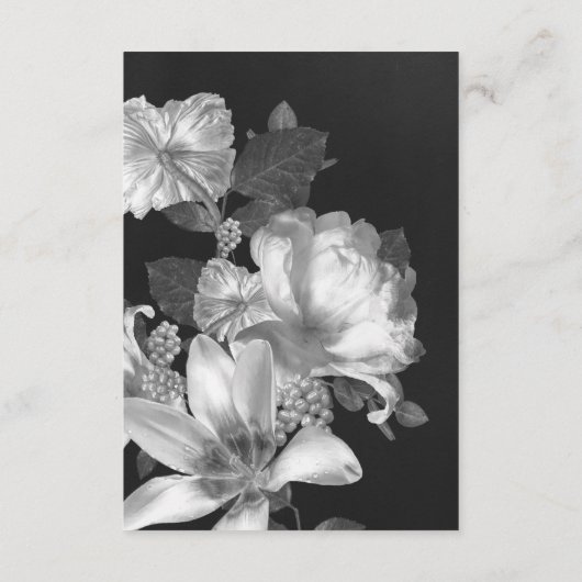 Kaart voor zwarte en witte Antiek behuizing (Achterkant)