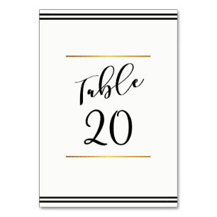 Kaart voor zwarte en witte bruiloft