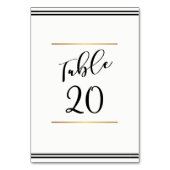 Kaart voor zwarte en witte bruiloft (Voorkant)