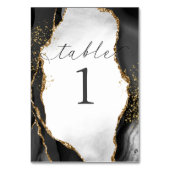 Kaart voor zwarte, gouden en grijze reuzentafel (Voorkant)