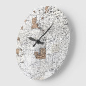 KAART: VOORBEHOUDEN, 1888 GROTE KLOK (Hoek)