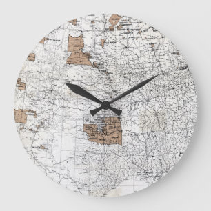 KAART: VOORBEHOUDEN, 1888 GROTE KLOK