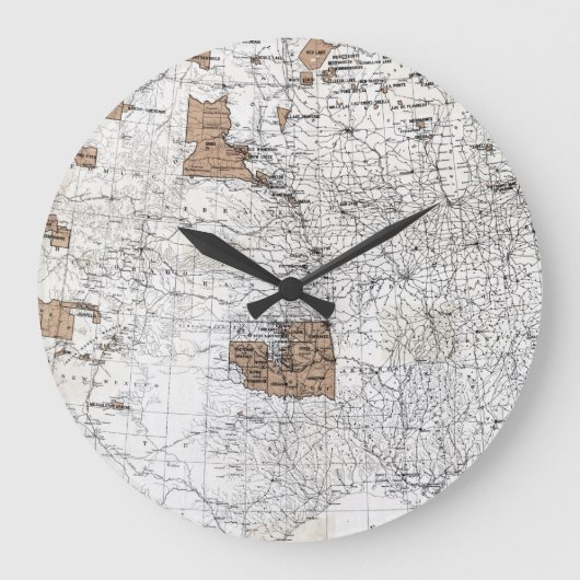 KAART: VOORBEHOUDEN, 1888 GROTE KLOK (Voorkant)