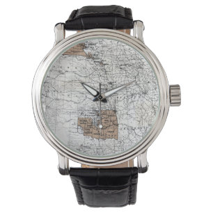 KAART: VOORBEHOUDEN, 1888 HORLOGE