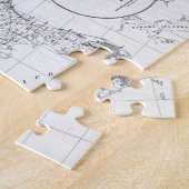 KAART: VOORBEHOUDEN, 1888 LEGPUZZEL (Zijkant)