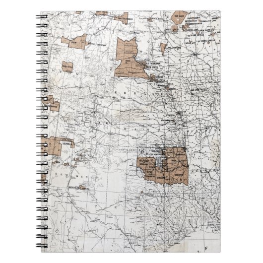 KAART: VOORBEHOUDEN, 1888 NOTITIEBOEK (Voorkant)