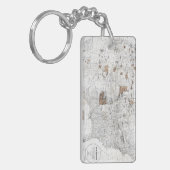 KAART: VOORBEHOUDEN, 1888 SLEUTELHANGER (Voorkant Links)