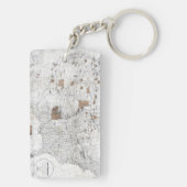 KAART: VOORBEHOUDEN, 1888 SLEUTELHANGER (achterkant)