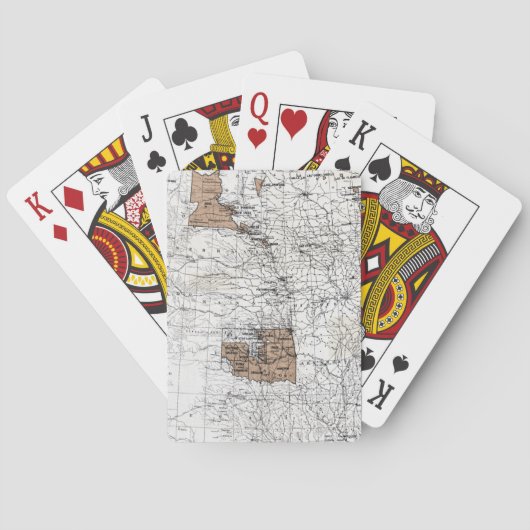 KAART: VOORBEHOUDEN, 1888 SPEELKAARTEN (Achterkant)