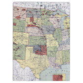 KAART: VOORBEHOUDEN, 1892 KLEMBORD (Achterkant)