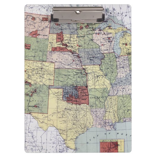 KAART: VOORBEHOUDEN, 1892 KLEMBORD (Voorkant)