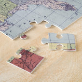 KAART: VOORBEHOUDEN, 1892 LEGPUZZEL (Zijkant)