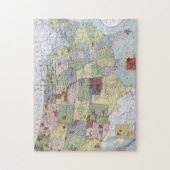 KAART: VOORBEHOUDEN, 1892 LEGPUZZEL (Verticaal)