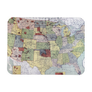 KAART: VOORBEHOUDEN, 1892 MAGNEET