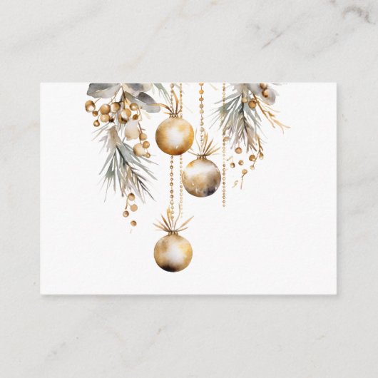 Kaart vrijgezellenfeest register | Holly & Gold De (Achterkant)