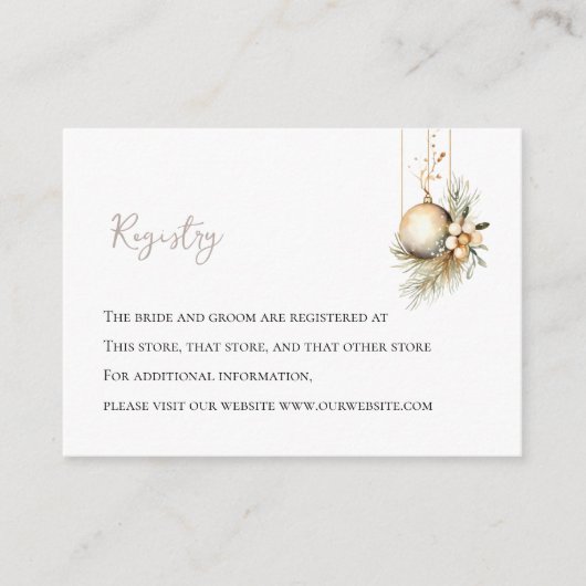 Kaart vrijgezellenfeest register | Holly & Gold De (Voorkant)