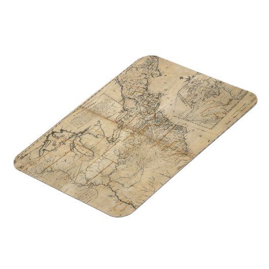 KAART: VS, 1783 MAGNEET (Linkerzijde)