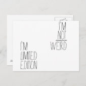 Kaart waarop je kunt zien dat je speciaal bent (Voorkant / Achterkant)