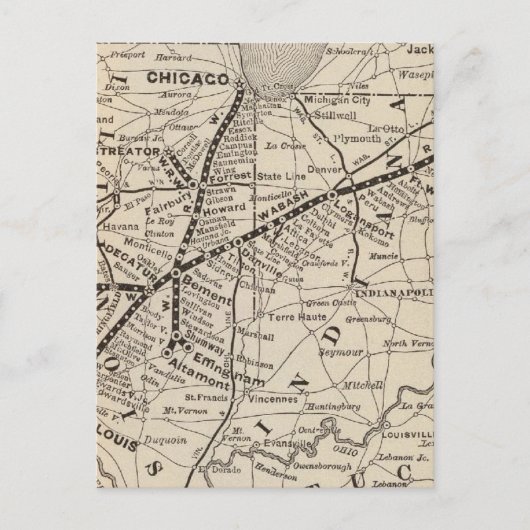 Kaart Wabash (Voorkant)