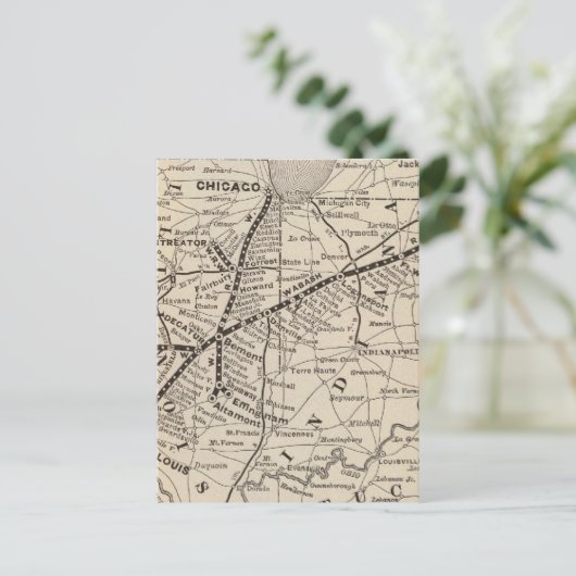 Kaart Wabash (Staand voorkant)