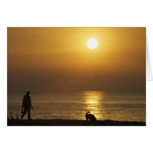 KAART: WALKING DOG BIJ SUNRISE